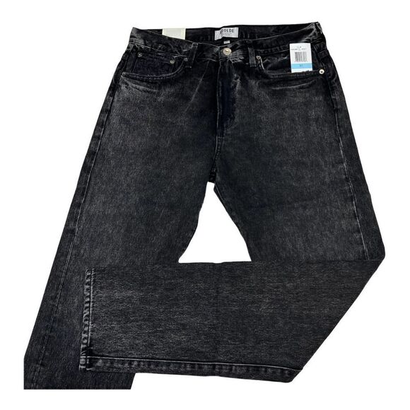 New Agolde Men Jeans US 31 Back Tapered Slim Fit Denim Washed Casual Cotton - Picture 11 of 14